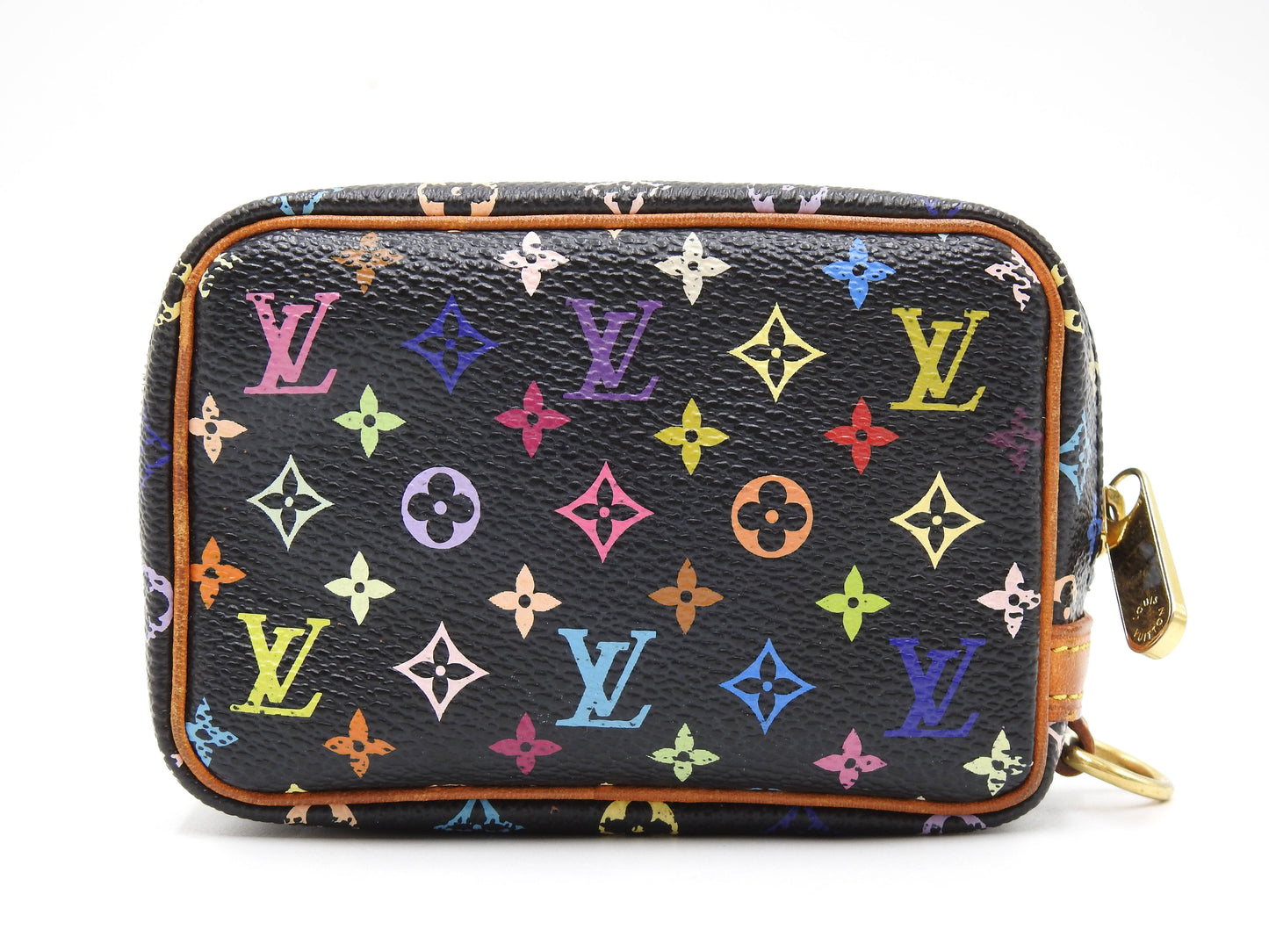 LOUIS VUITTON Monogram Multicolor Trousse Wapity Camera Case Black M58034