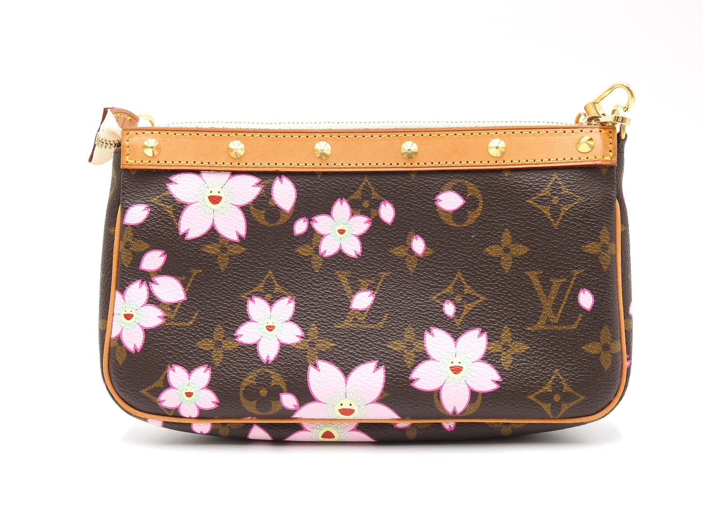 LOUIS VUITTON Monogram Cherry Blossom Pochette Accessories M92006