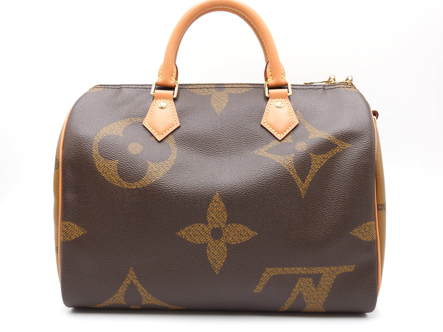 LOUIS VUITTON Monogram Giant Reverse Speedy 30 Boston Hand Bag N44602