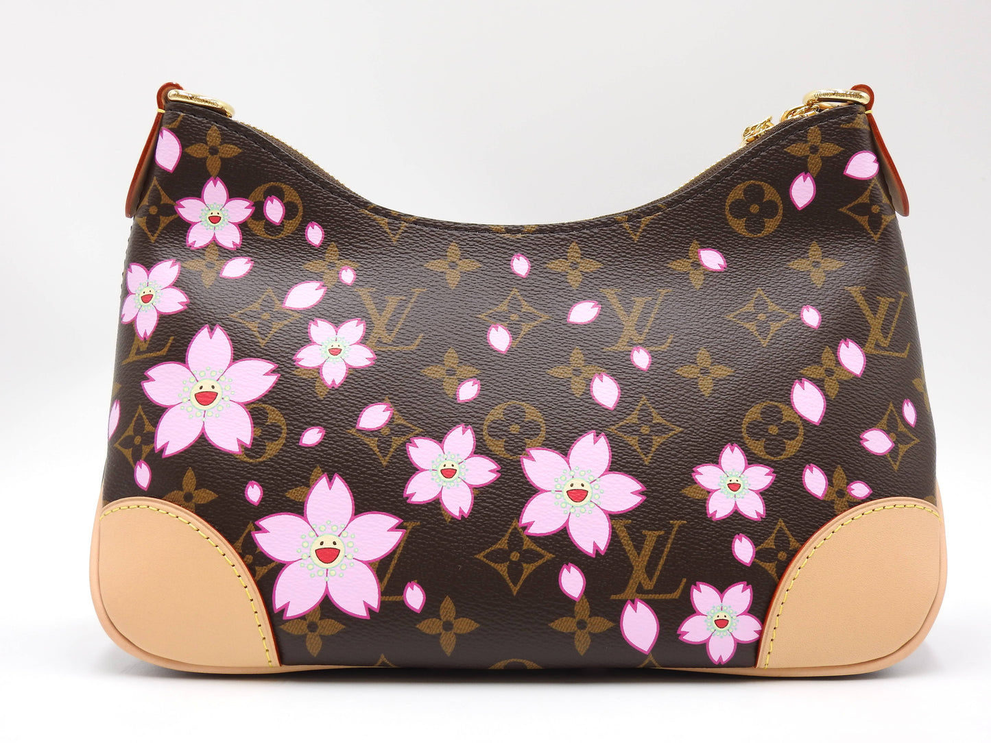 LOUIS VUITTON LVxTM Monogram Cherry Blossom Boulogne PM Shoulder Bag M13265