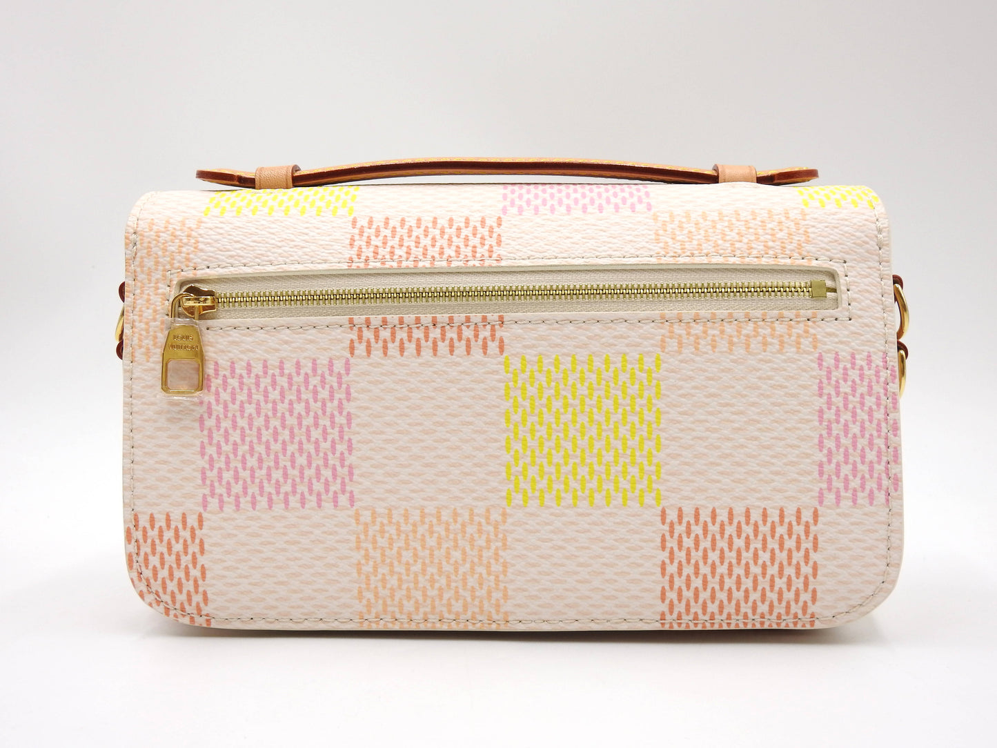 LOUIS VUITTON Damierlicious Pochette Metis EW Pastel Shoulder Bag N40749