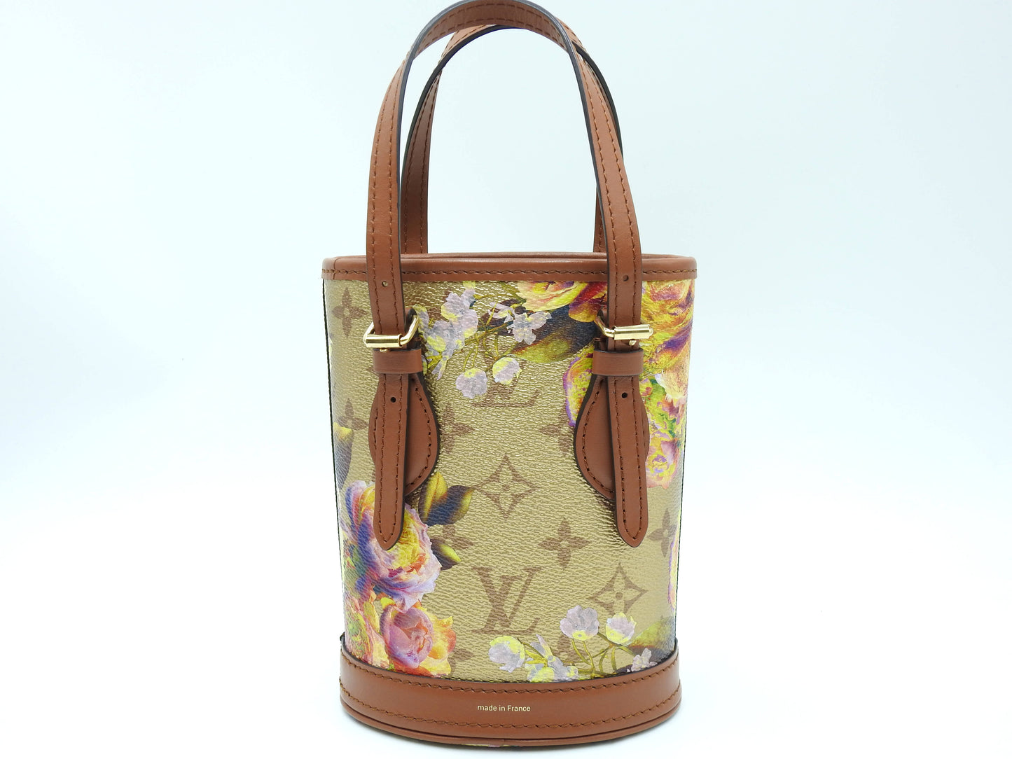 LOUIS VUITTON Nano Bucket Bag LV Garden Monogram Hand Shoulder Bag M81724