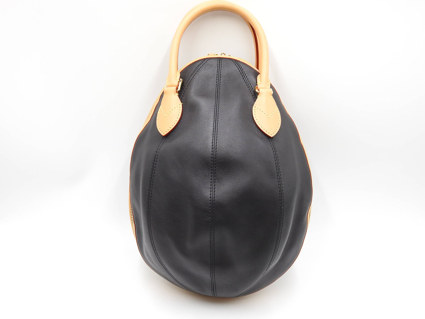 LOUIS VUITTON LV Suple Egg Bag 2way Shoulder Hand Bag Monogram Black M45269