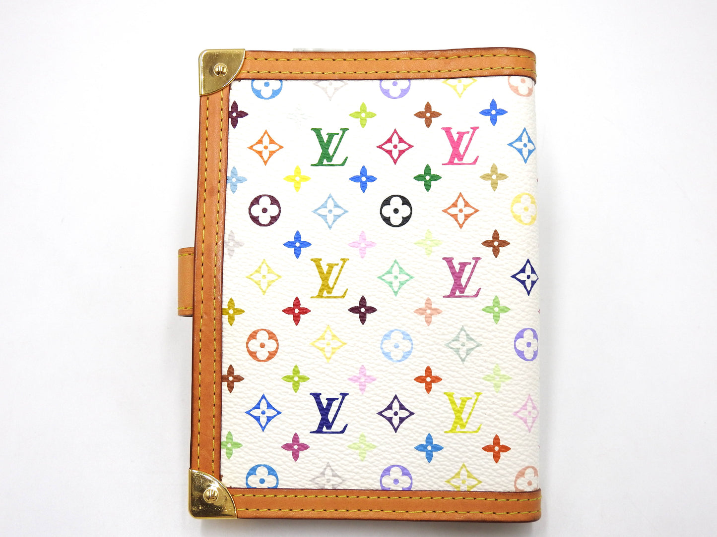 LOUIS VUITTON Monogram Multicolor Agenda PM Day Planner White R20896