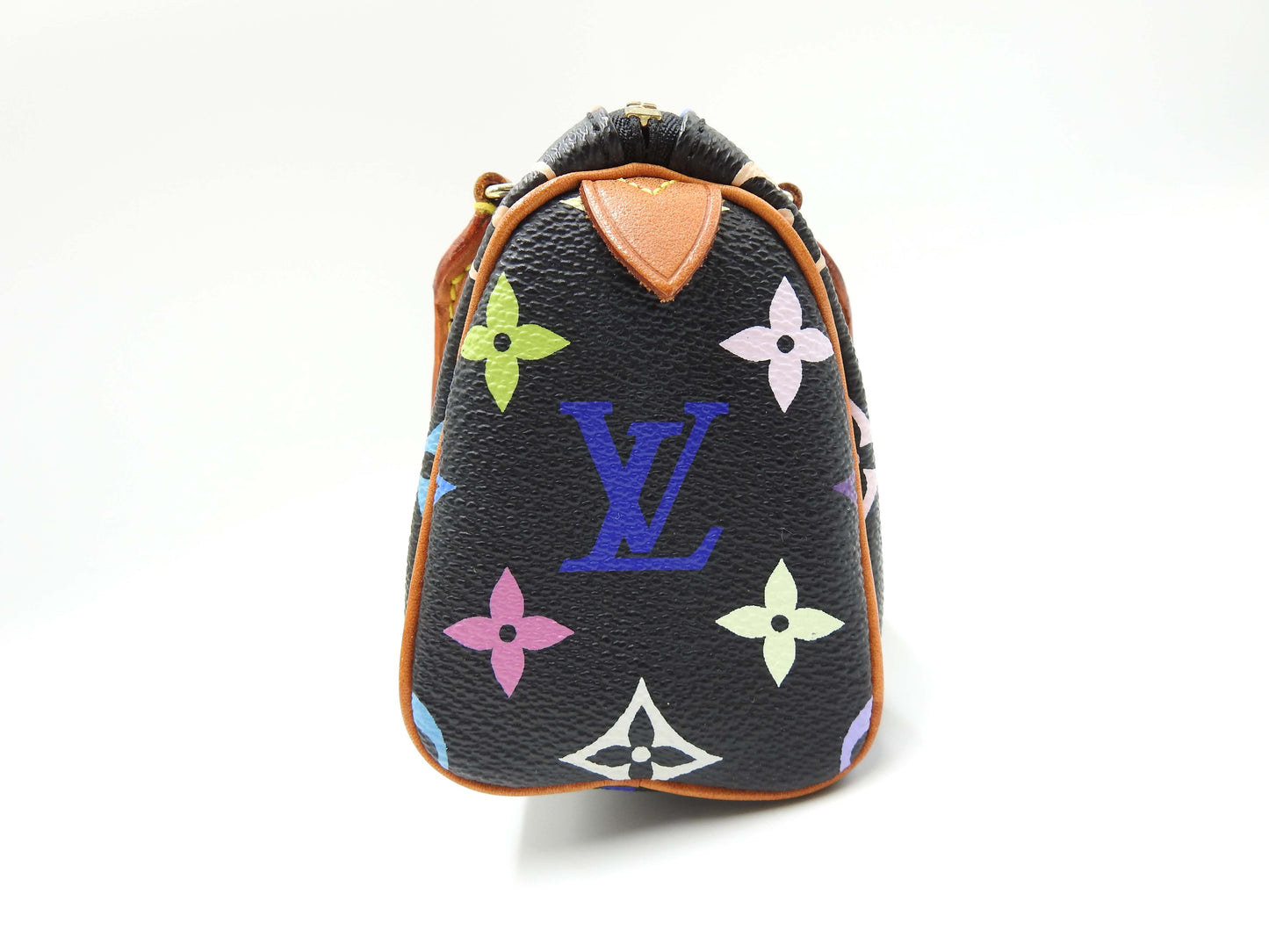 LOUIS VUITTON Monogram Mini Speedy Hand Bag Multicolor Noir M92644