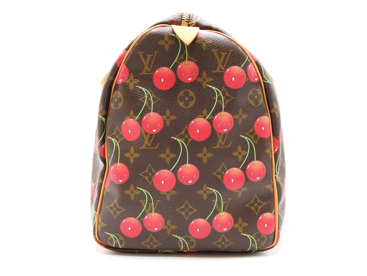 LOUIS VUITTON Monogram Cherry Keepall 45 Hand Bag Boston Bag Canvas M95011