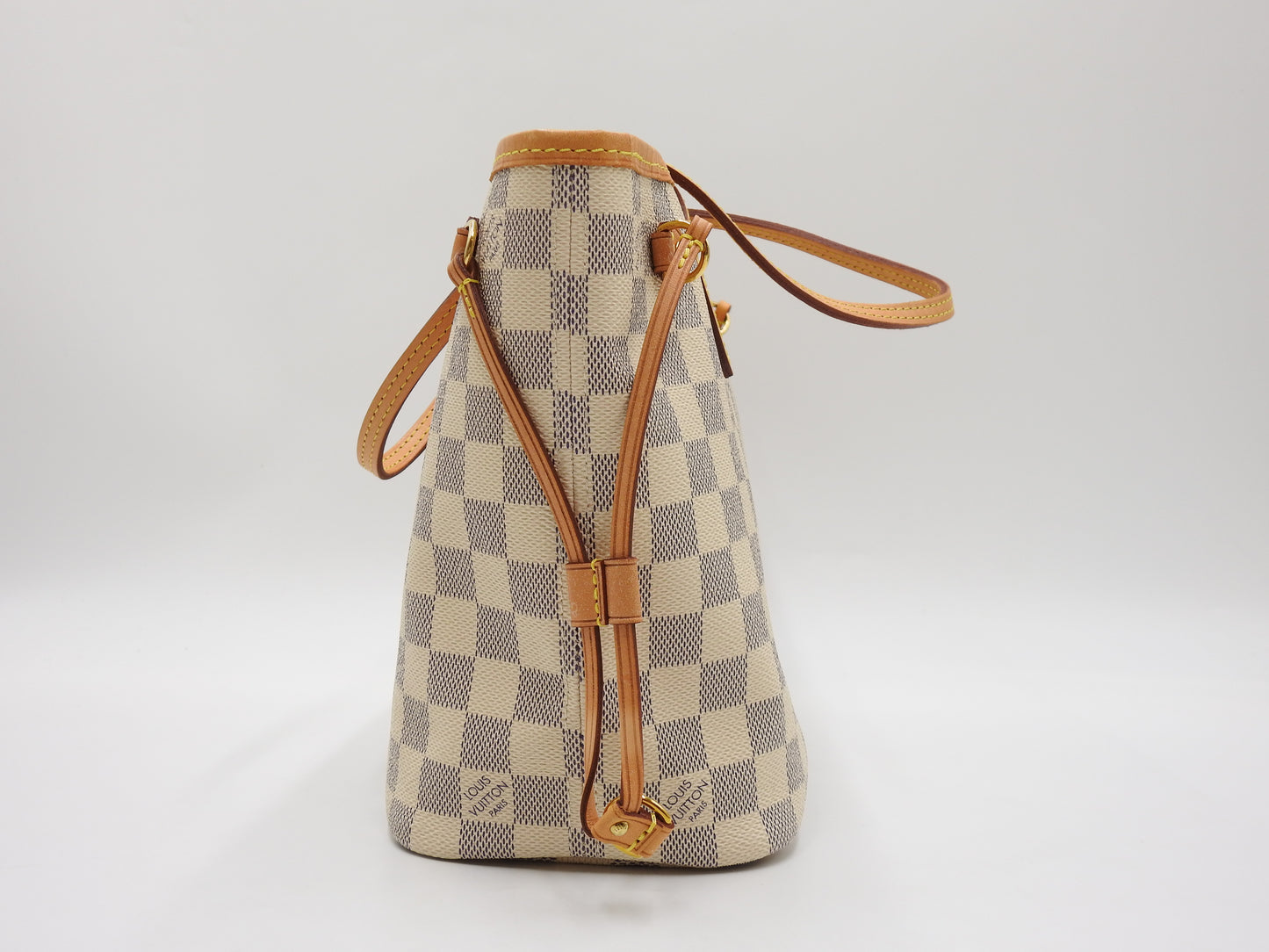 LOUIS VUITTON Damier Azur Neo Neverfull PM Shoulder Tote Bag N41362
