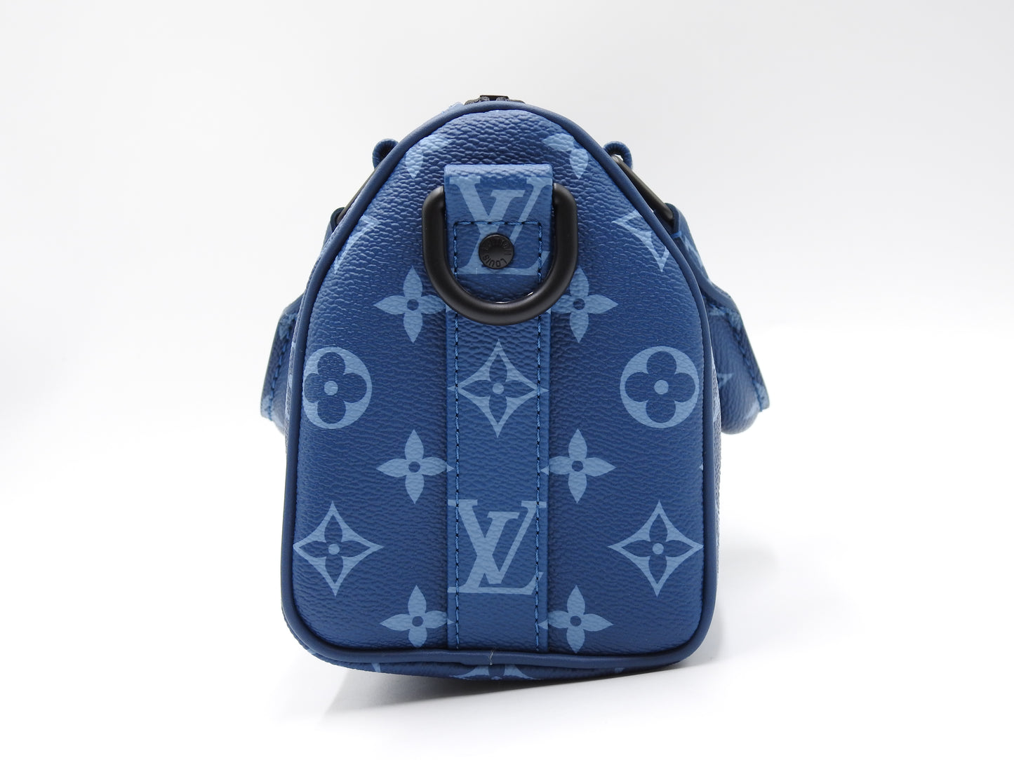 LOUIS VUITTON Monogram Keepall Bandouliere 25 Shoulder Hand Bag Blue M46803