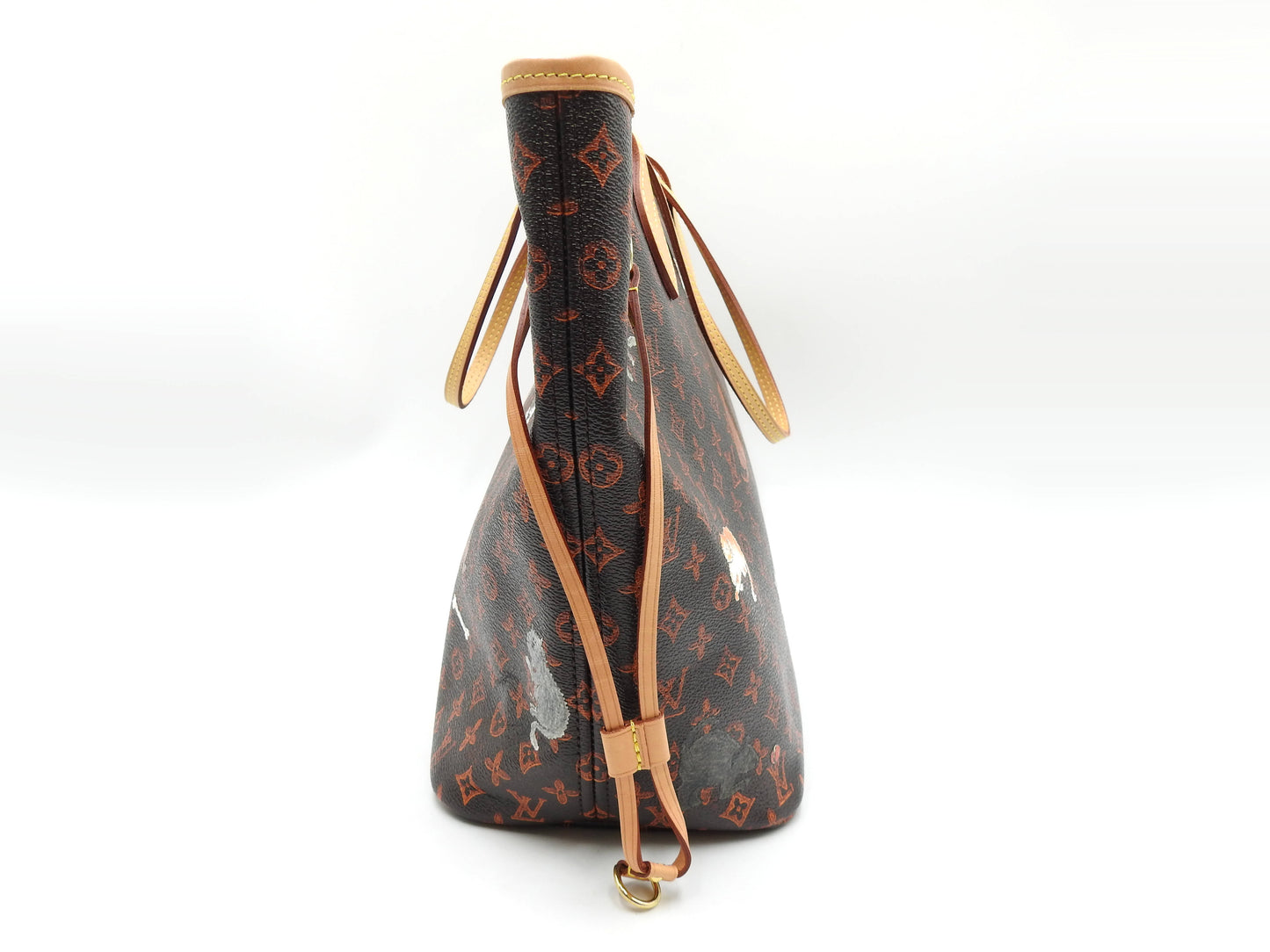 LOUIS VUITTON Monogram Catogram Neverfull MM Tote Bag Shoulder Bag M44441