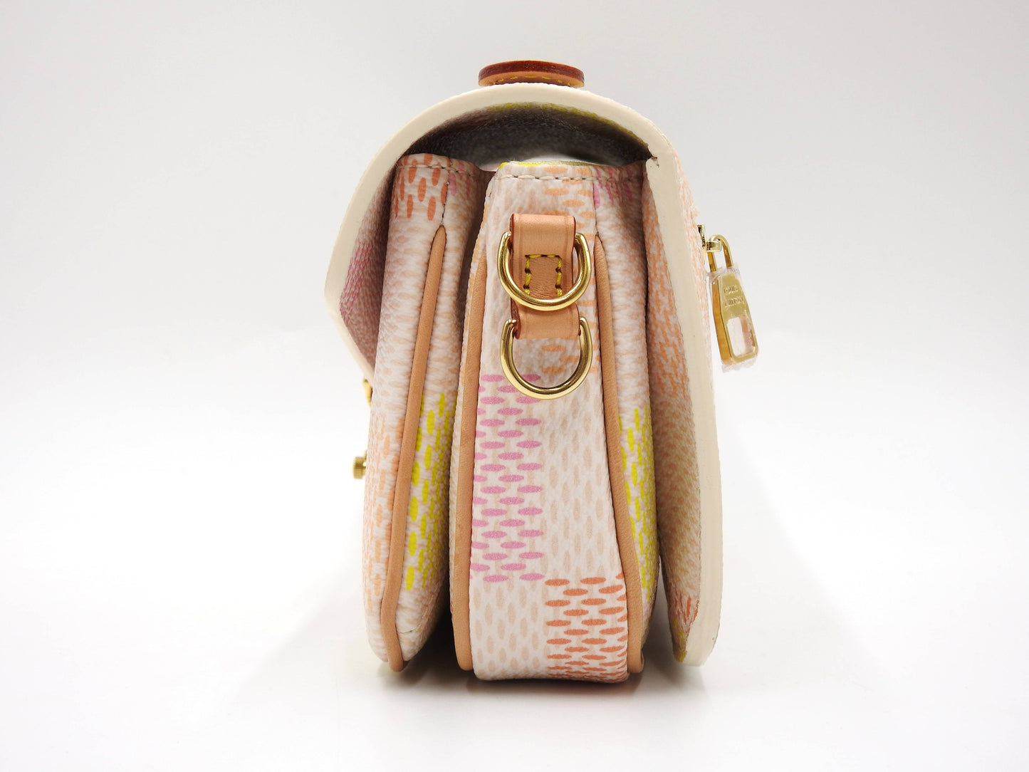 LOUIS VUITTON Damierlicious Pochette Metis EW Pastel Shoulder Bag N40749