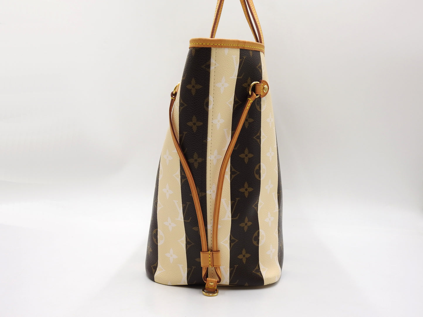 LOUIS VUITTON Monogram Rayures Neverfull MM Tote Shoulder Bag M40560