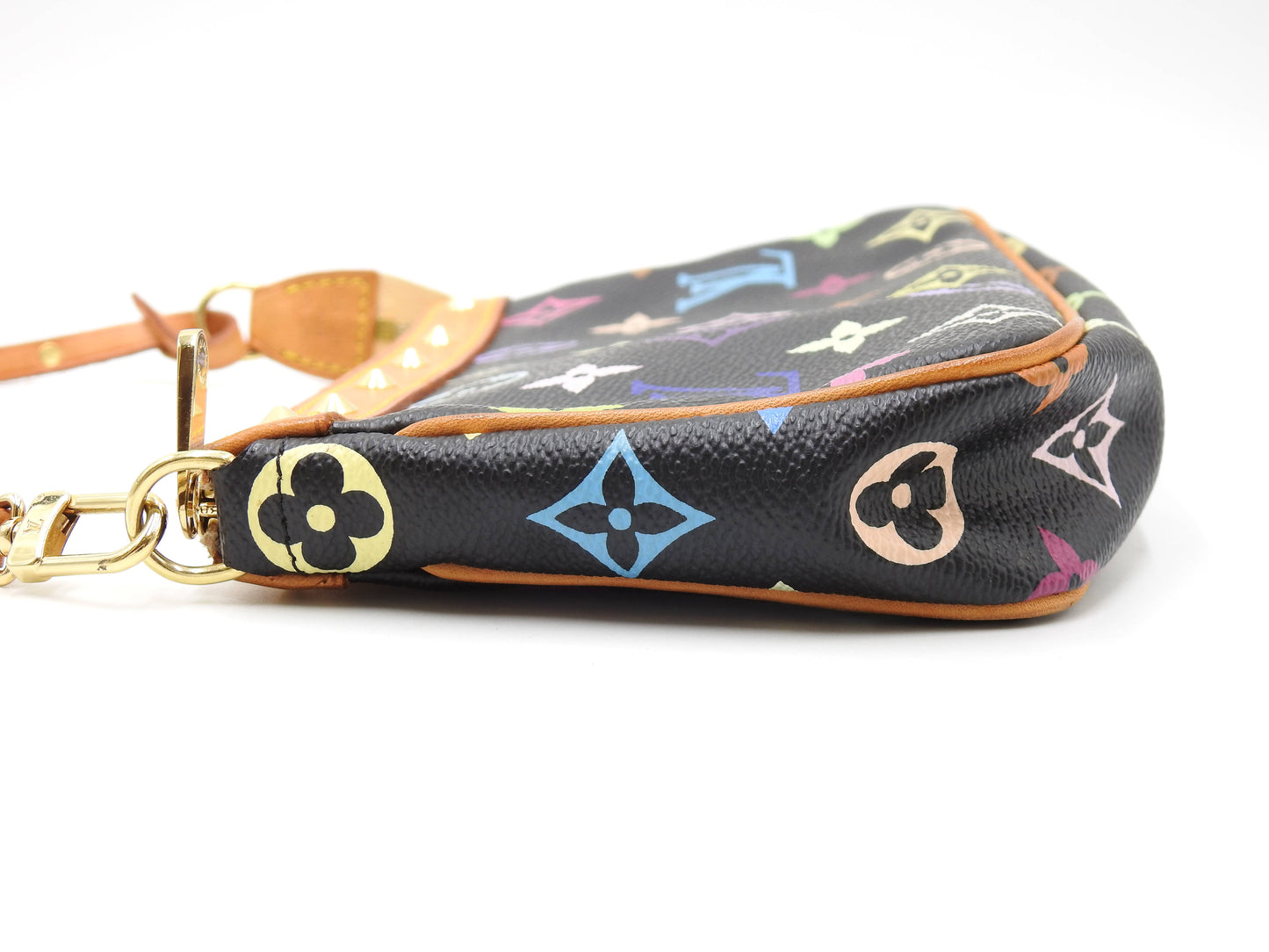 LOUIS VUITTON Pochette Accessories Pouch Monogram Multicolor Noir M92648