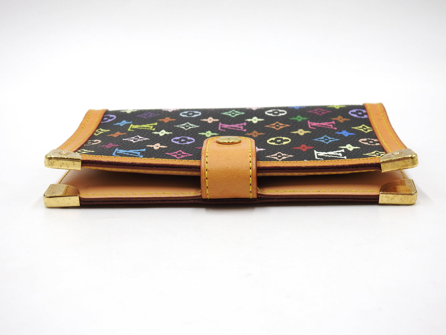 LOUIS VUITTON Monogram Multicolor Agenda PM Day Planner Black R20895