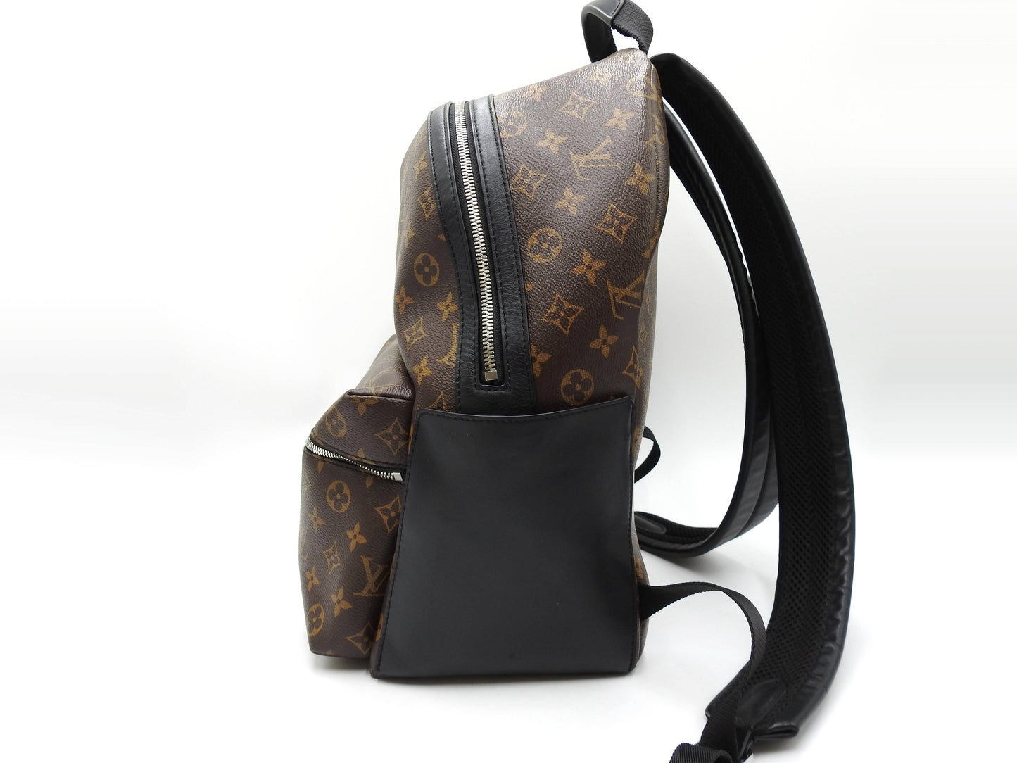 LOUIS VUITTON Monogram Macassar Discovery Backpack PM Canvas M46684