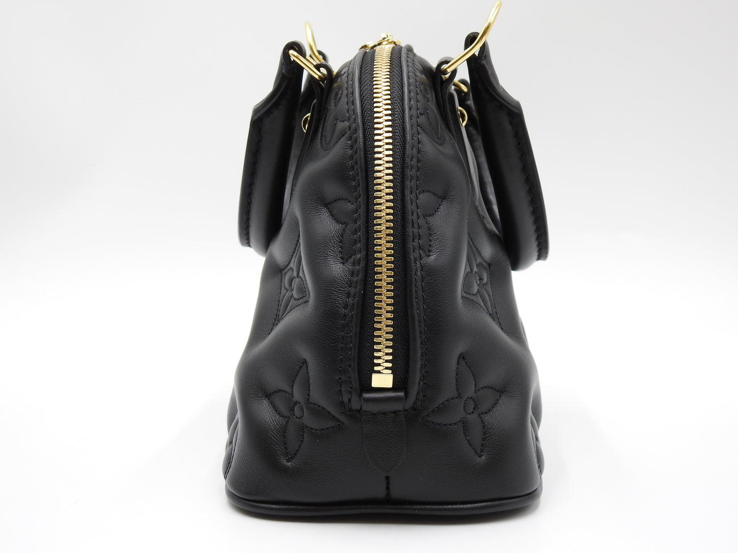 LOUIS VUITTON Alma BB 2way Shoulder Hand Bag Bubblegram Black M59793