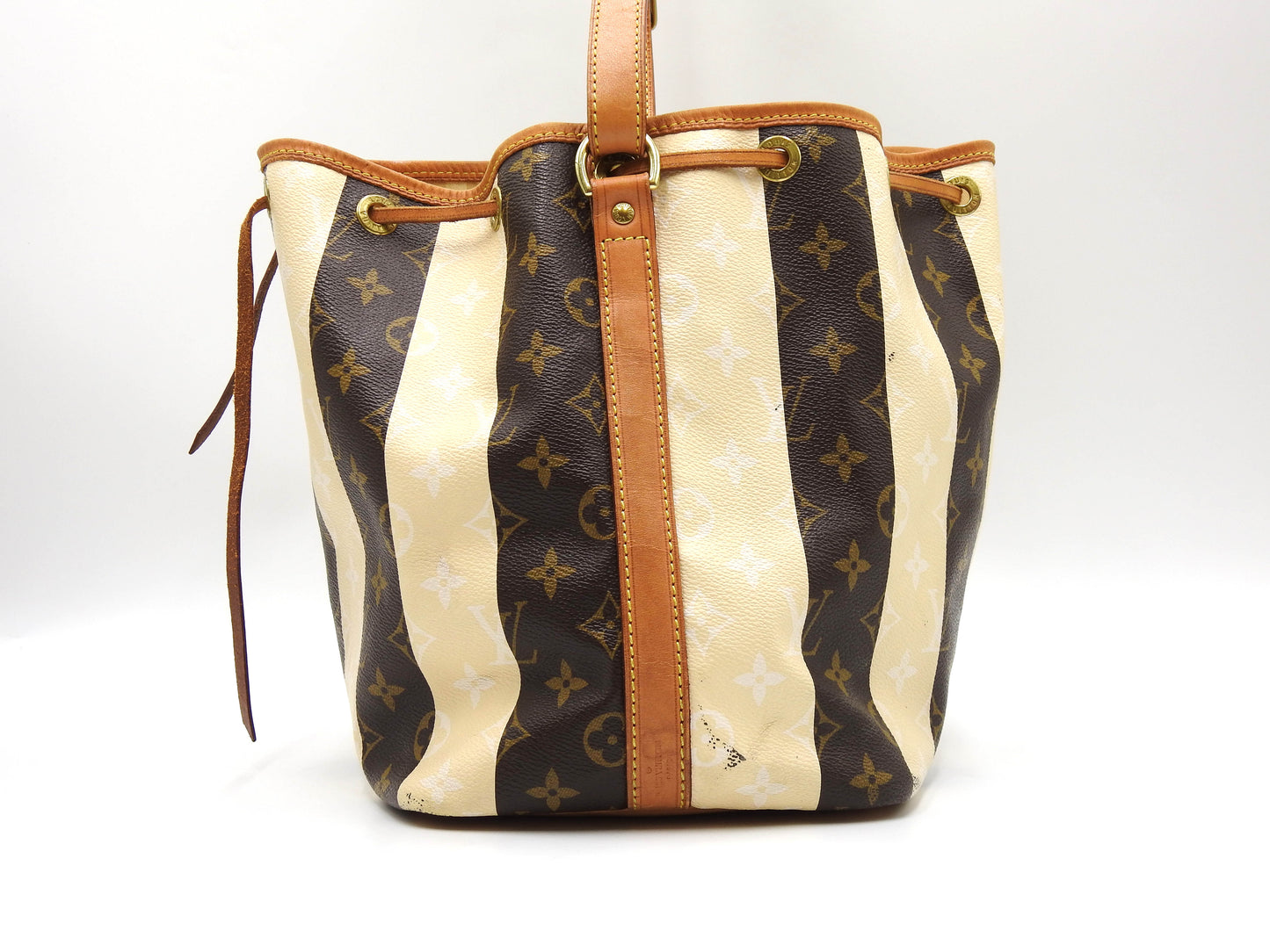 LOUIS VUITTON Petit Noe Monogram Rayure Shoulder Bag Hand Bag M40564