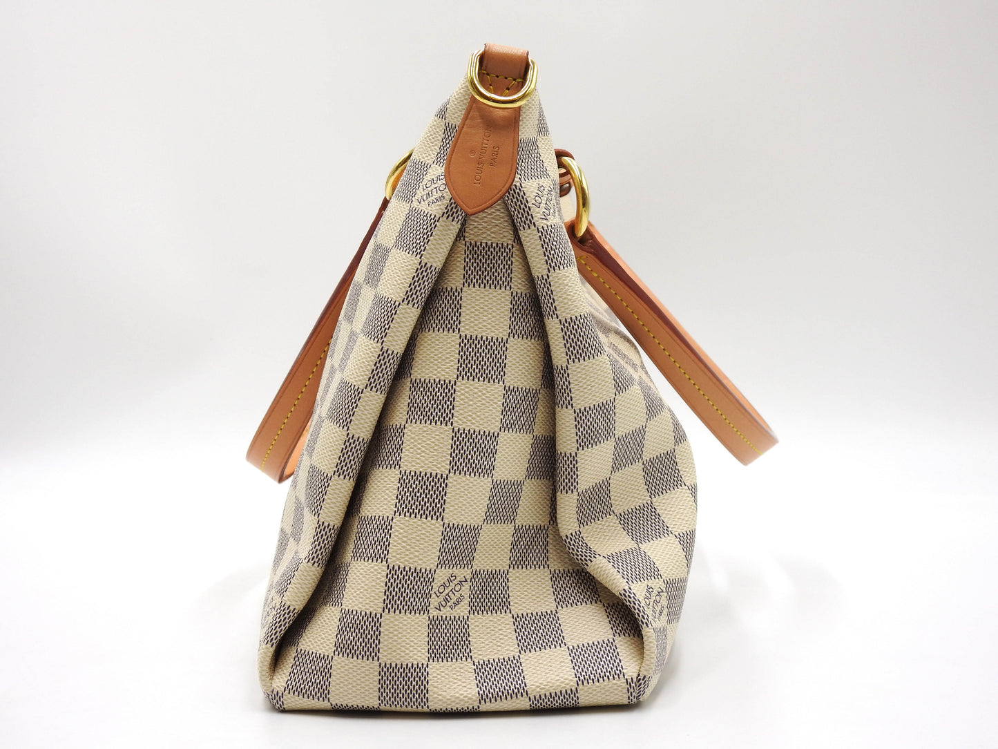 LOUIS VUITTON Lymington Tote Bag Shoulder Bag Damier Azur Tassel N40022