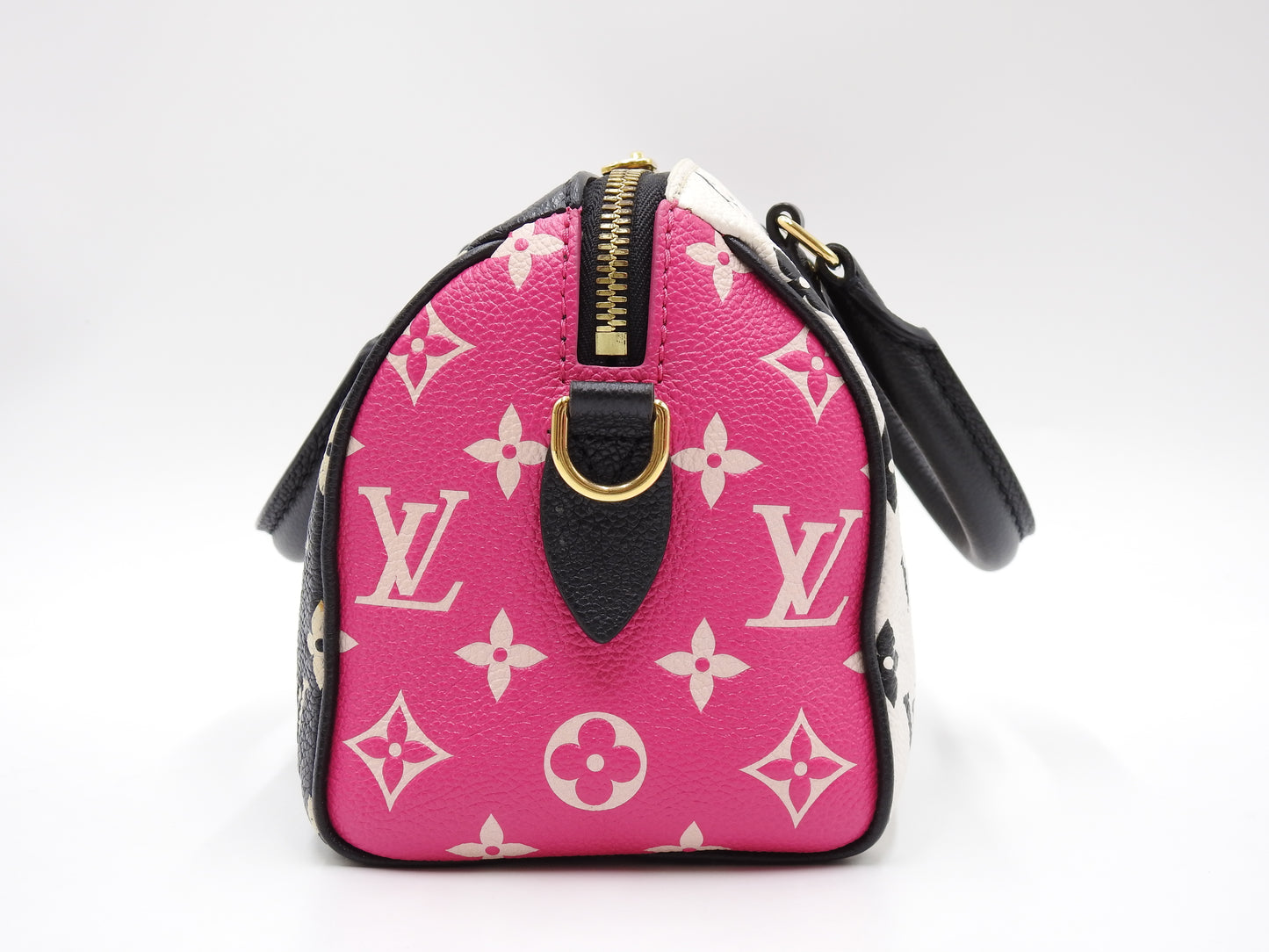 LOUIS VUITTON Monogram Empreinte Speedy 20 Bandouliere Hand Bag M46088