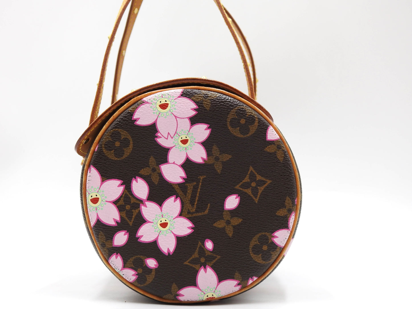 LOUIS VUITTON Papillon Shoulder Hand Bag Monogram Cherry Blossom M92009