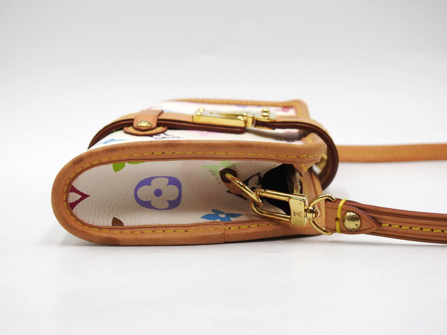LOUIS VUITTON Shirley Shoulder Bag Monogram Multicolor Bron White M40049
