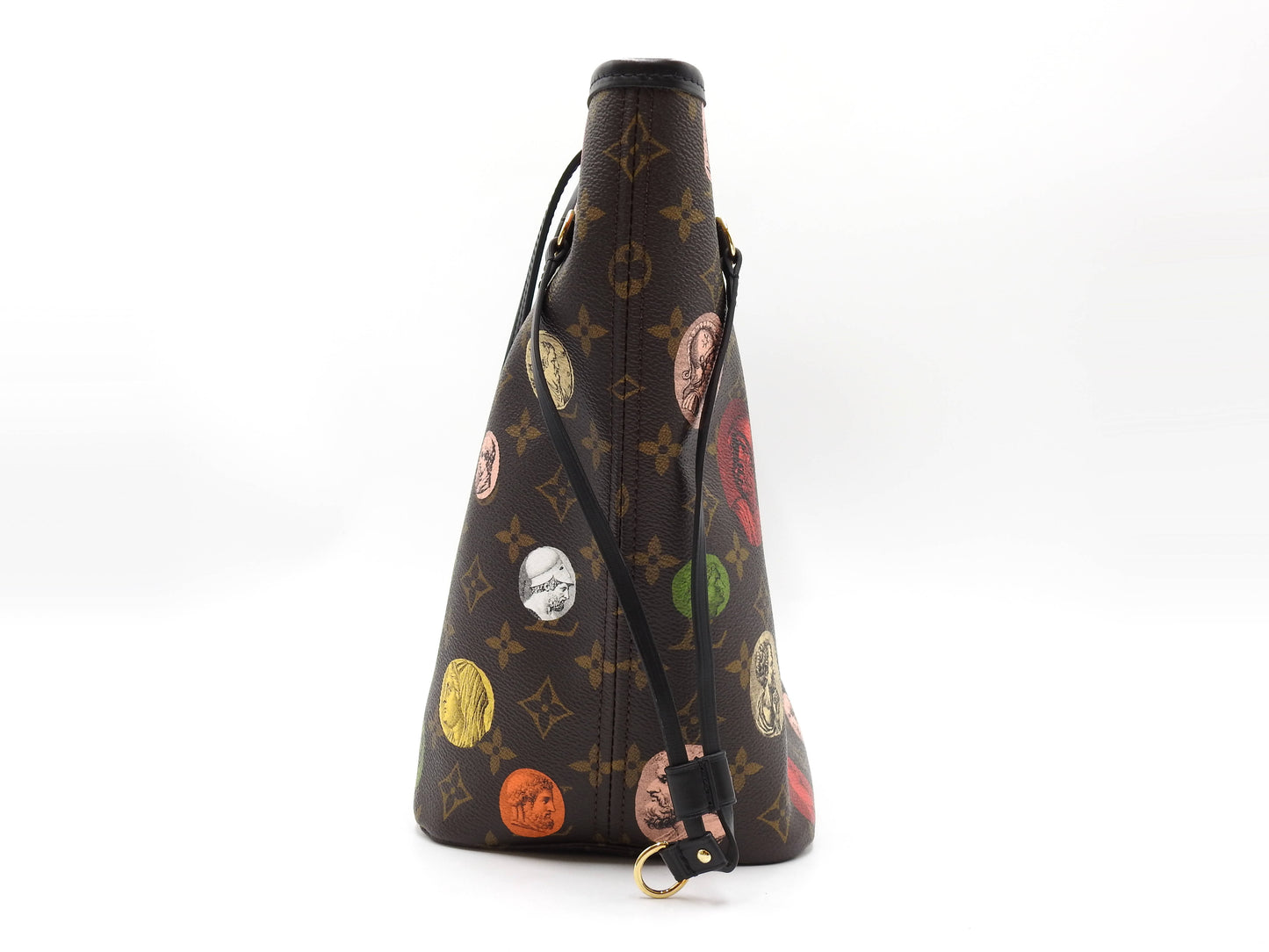 LOUIS VUITTON FORNASETTI Monogram Neverfull MM Shoulder Tote Bag M45923