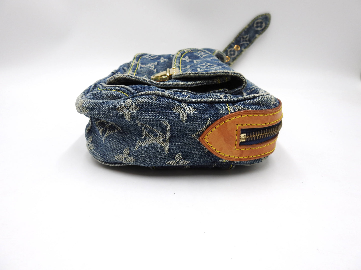 LOUIS VUITTON Monogram Denim Bum Bag Waist Shoulder Bag M95347