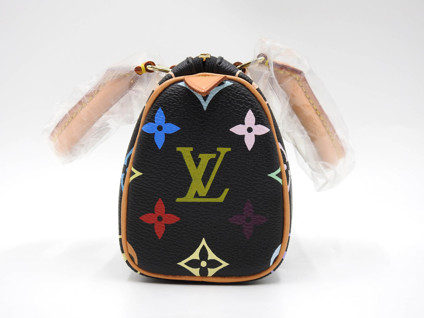 LOUIS VUITTON Monogram Mini Speedy Hand Bag Multicolor Noir Black M92644
