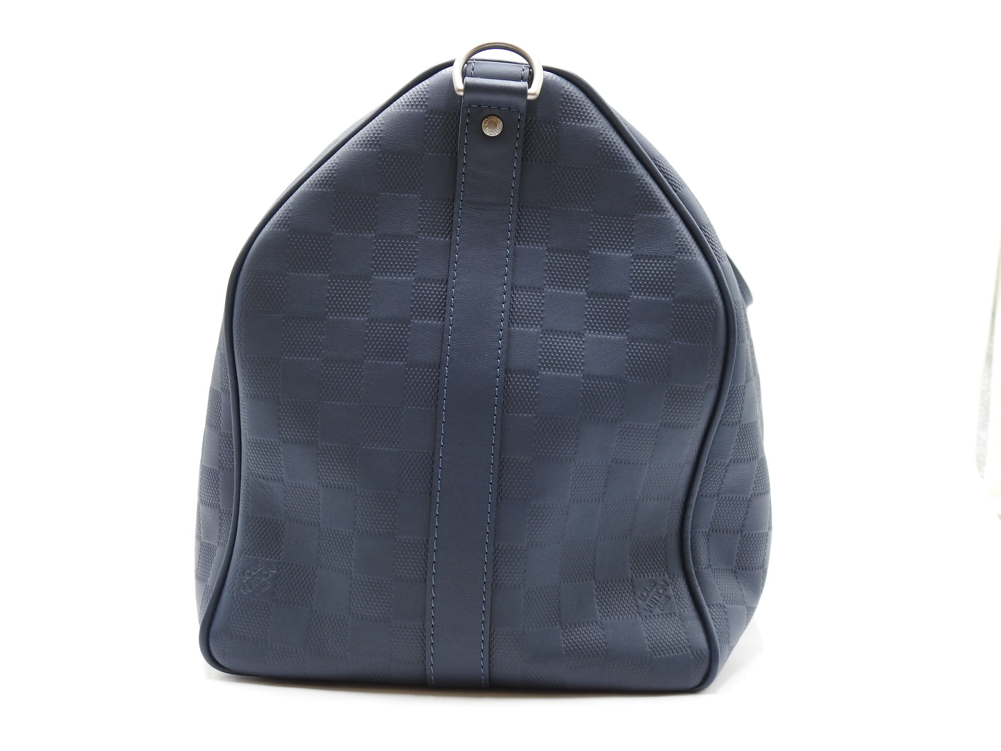 LOUIS VUITTON Damier Infini Keepall 45 Bandouliere Boston Bag Cosmos N41195