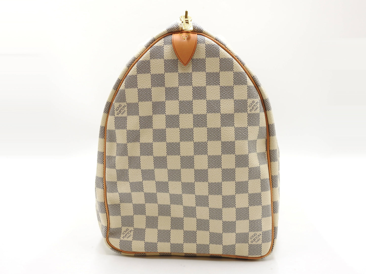 LOUIS VUITTON Damier Azur Keepall 50 Boston Bag Travel Bag N41430