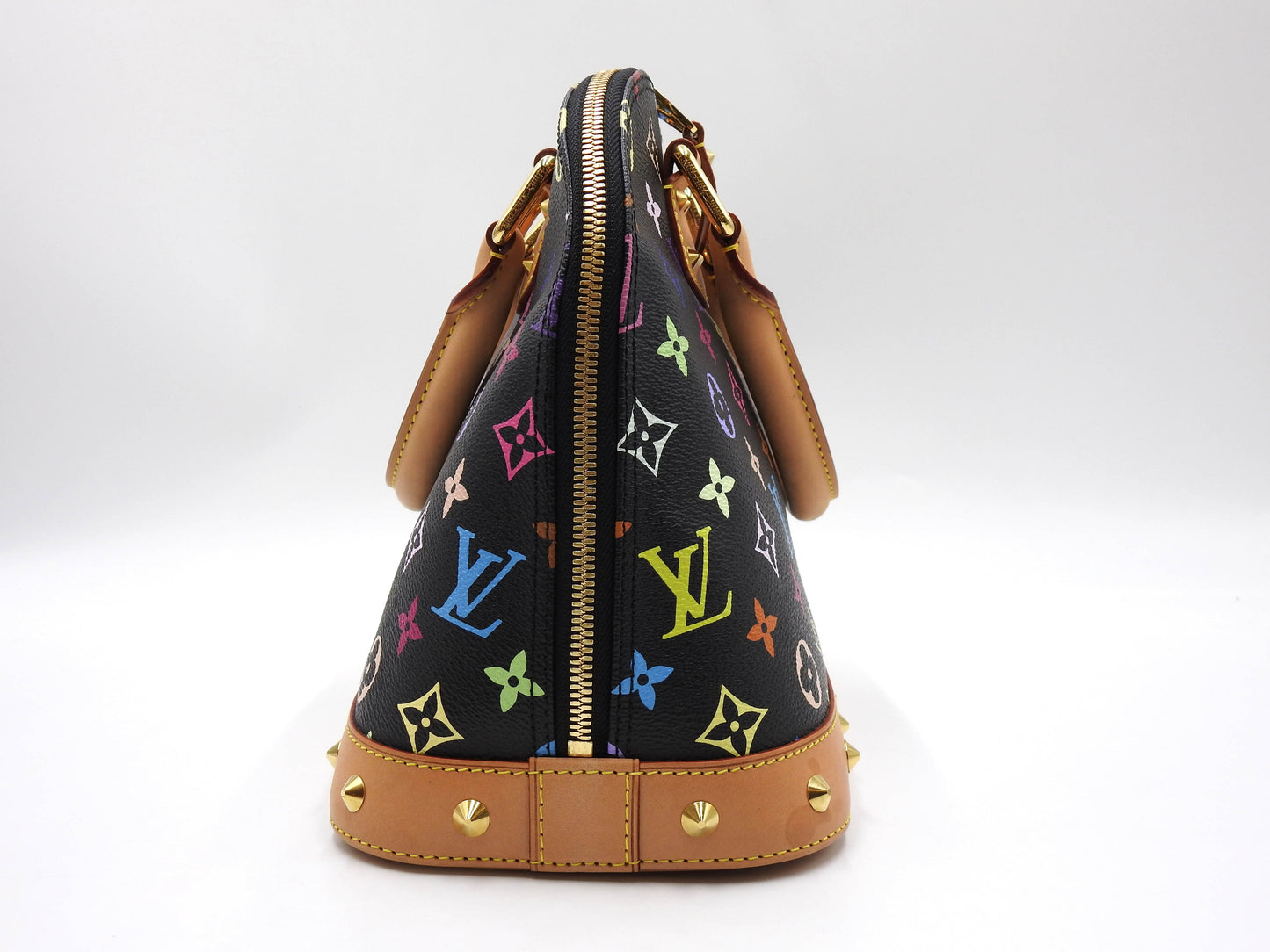 LOUIS VUITTON Alma PM Hand Bag Multicolor Noir Black M40444