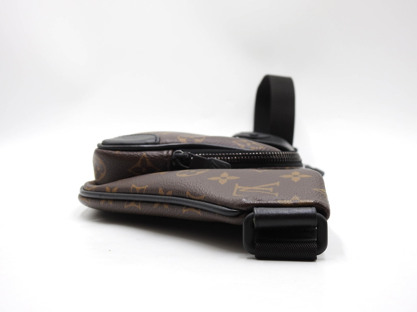 LOUIS VUITTON Monogram Macassar Christopher Bum Bag Waist Body Bag M45337