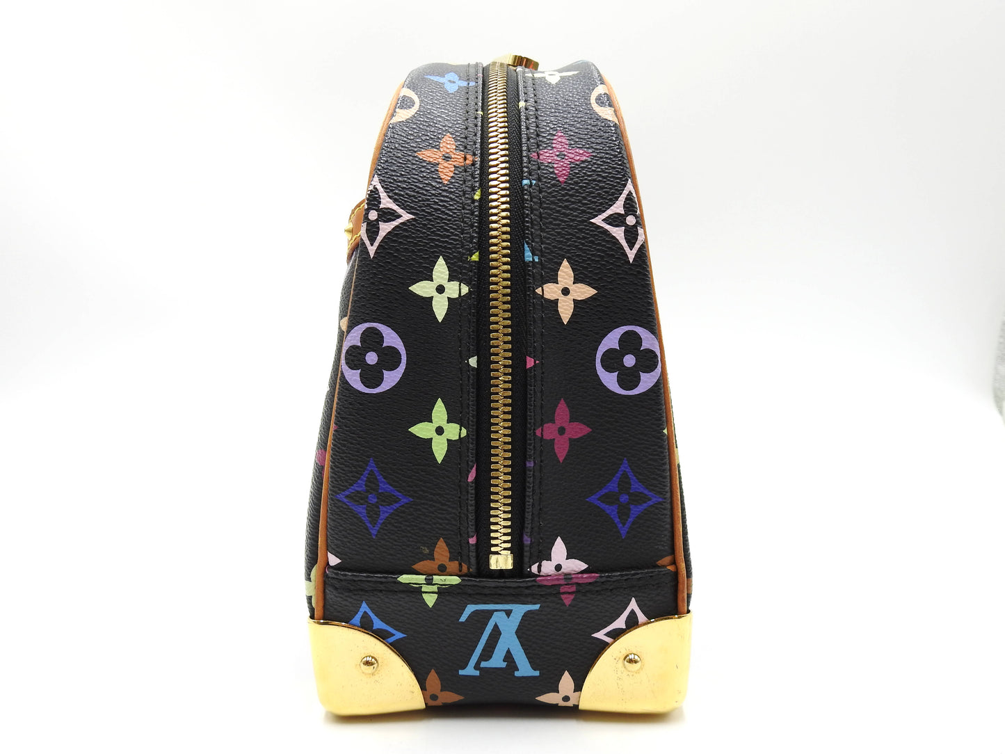 LOUIS VUITTON Trouville Hand Bag Multicolor Noir Black M92662