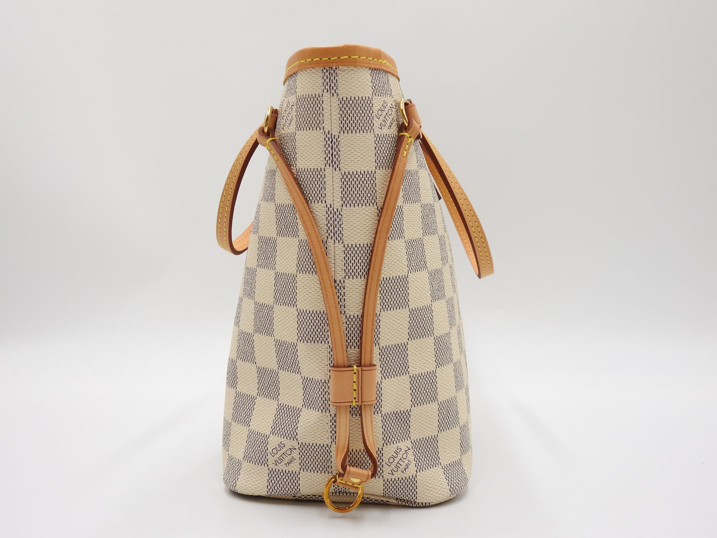 LOUIS VUITTON Damier Azur Neo Neverfull PM Shoulder Tote Bag M41362