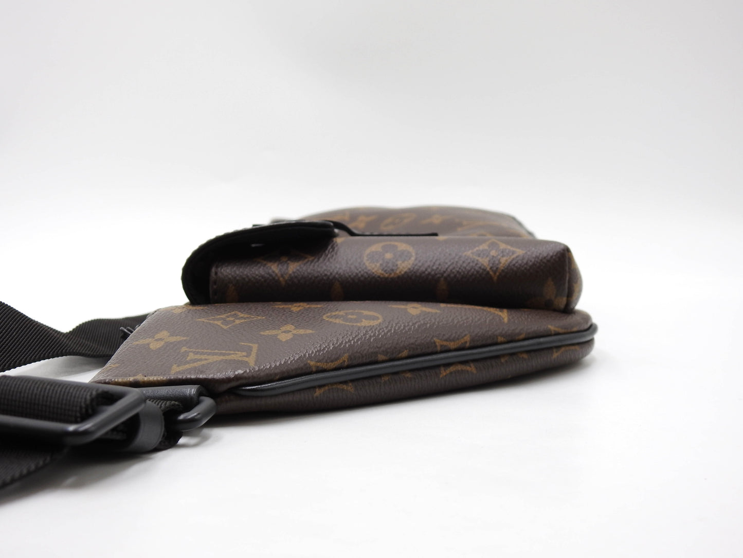 LOUIS VUITTON Monogram Macassar Christopher Bum Bag Waist Body Bag M45337