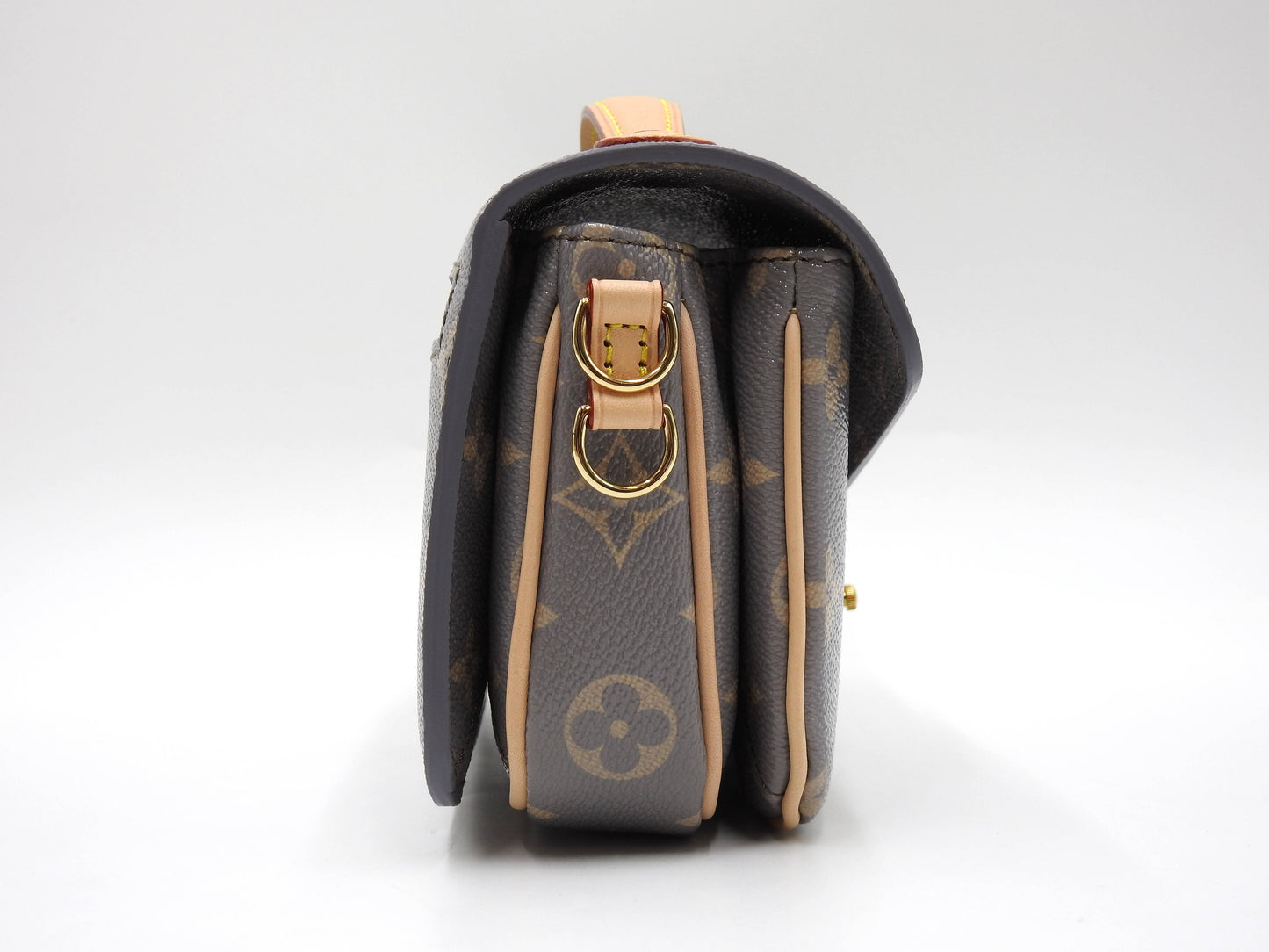 LOUIS VUITTON Monogram Pochette Metis EW Trianon Gray Shoulder Bag M12429
