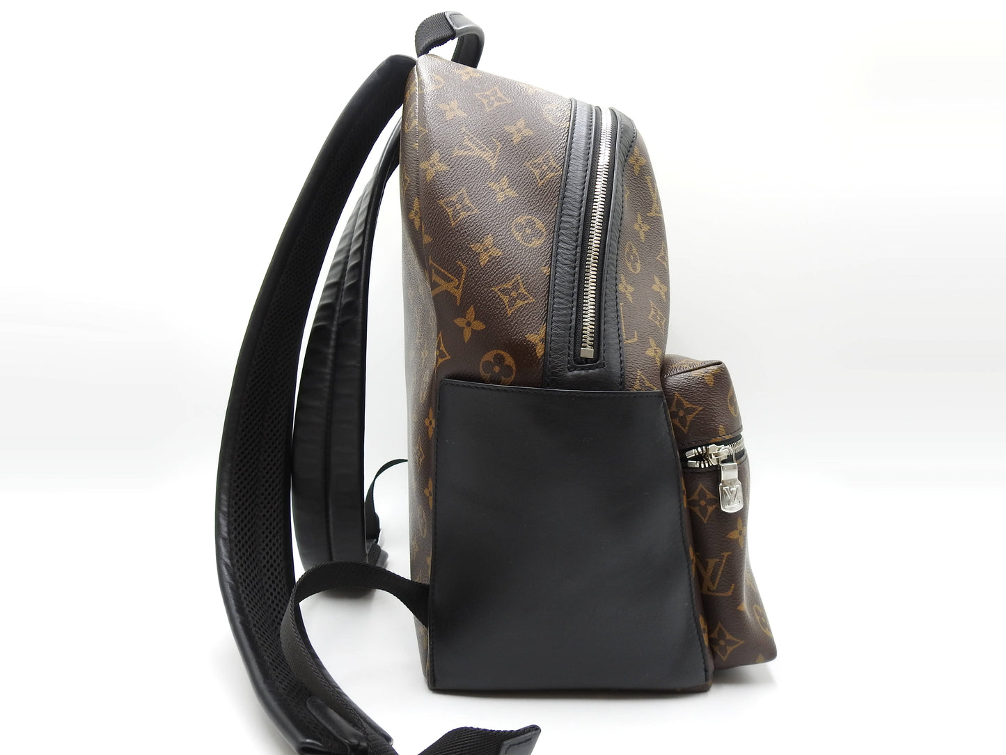 LOUIS VUITTON Monogram Macassar Discovery Backpack PM Canvas M46684