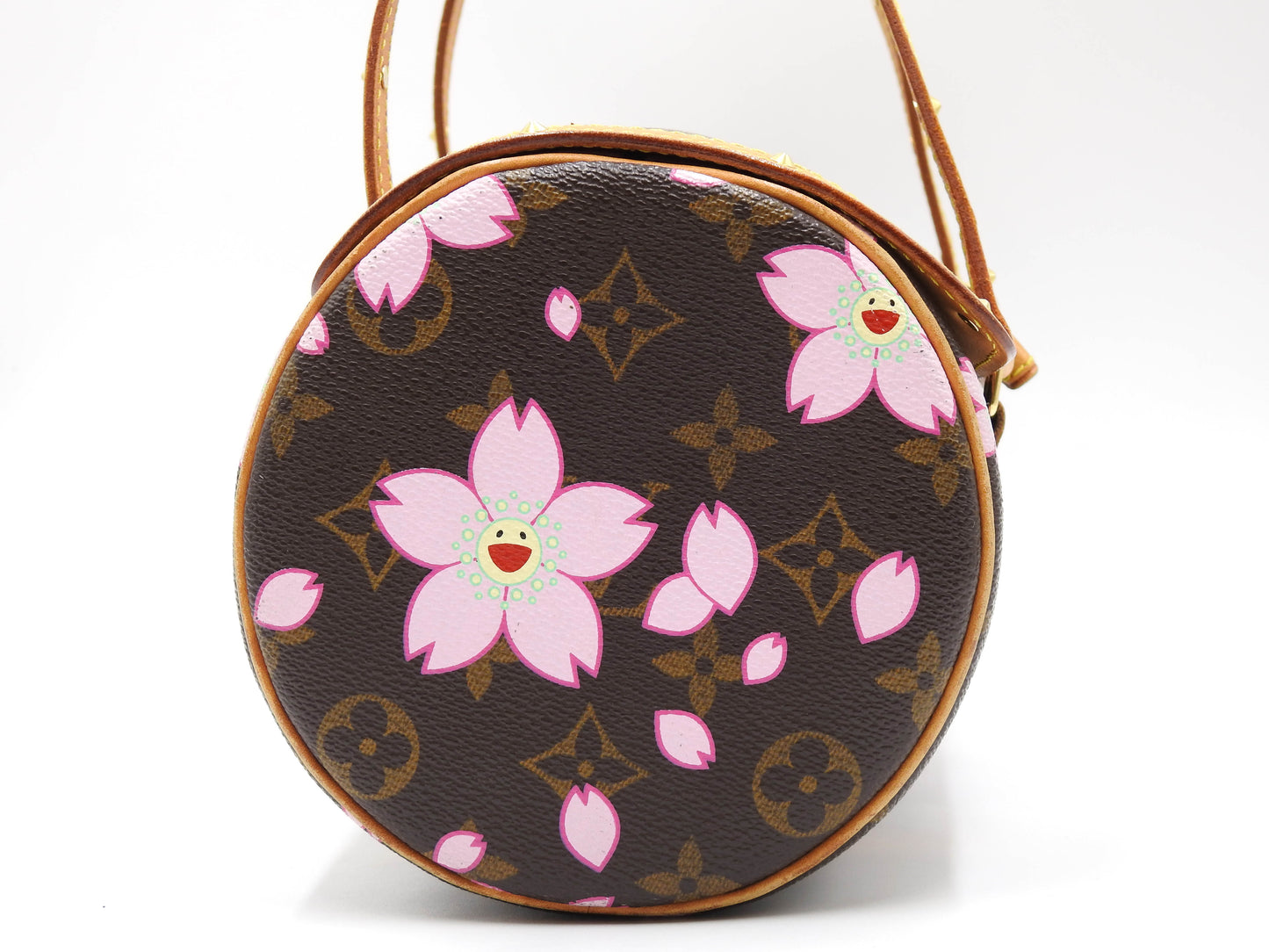 LOUIS VUITTON Papillon Shoulder Hand Bag Monogram Cherry Blossom M92009