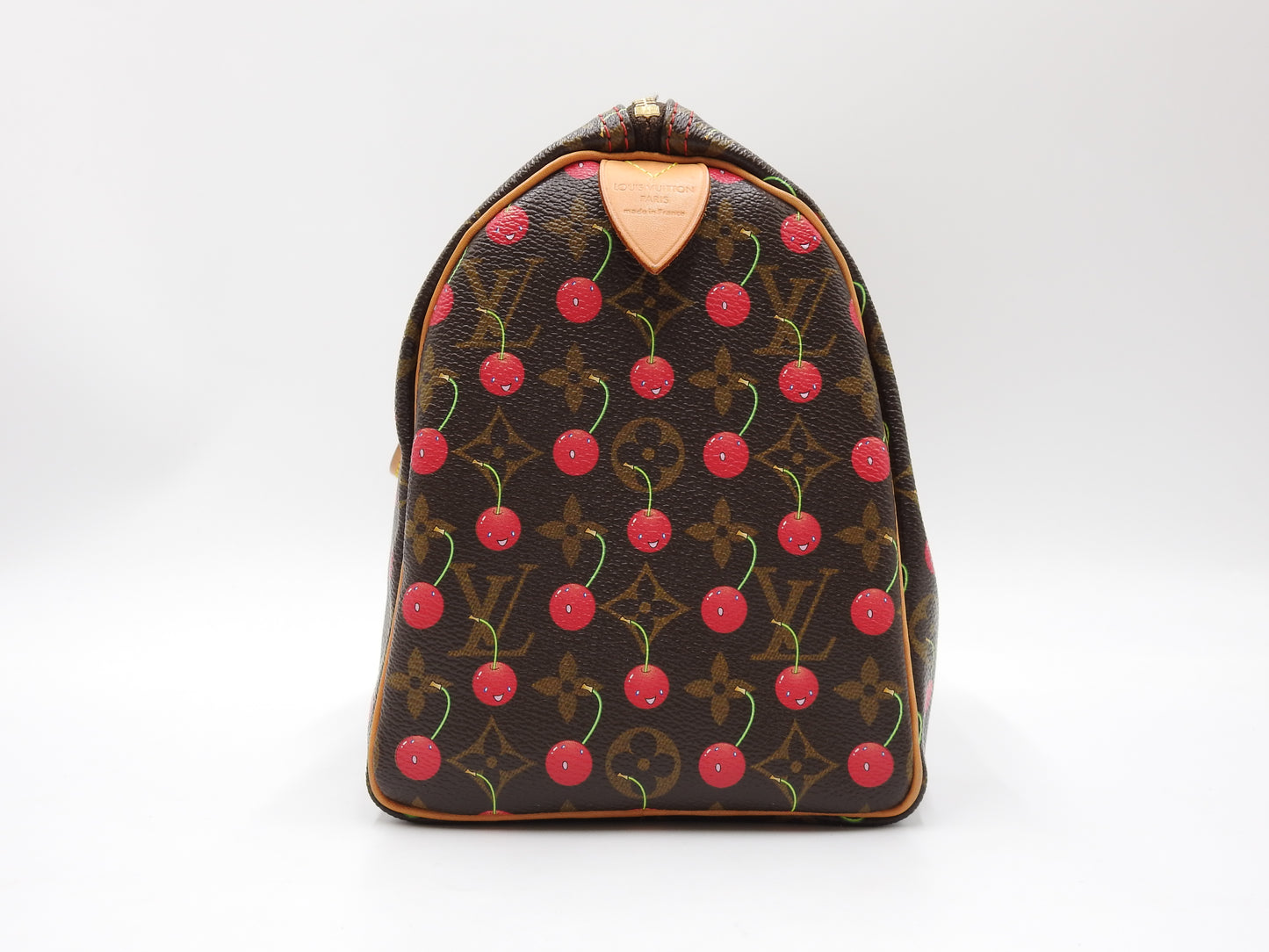 LOUIS VUITTON Monogram Cherry Speedy 25 Hand Bag Boston Bag Canvas M95009