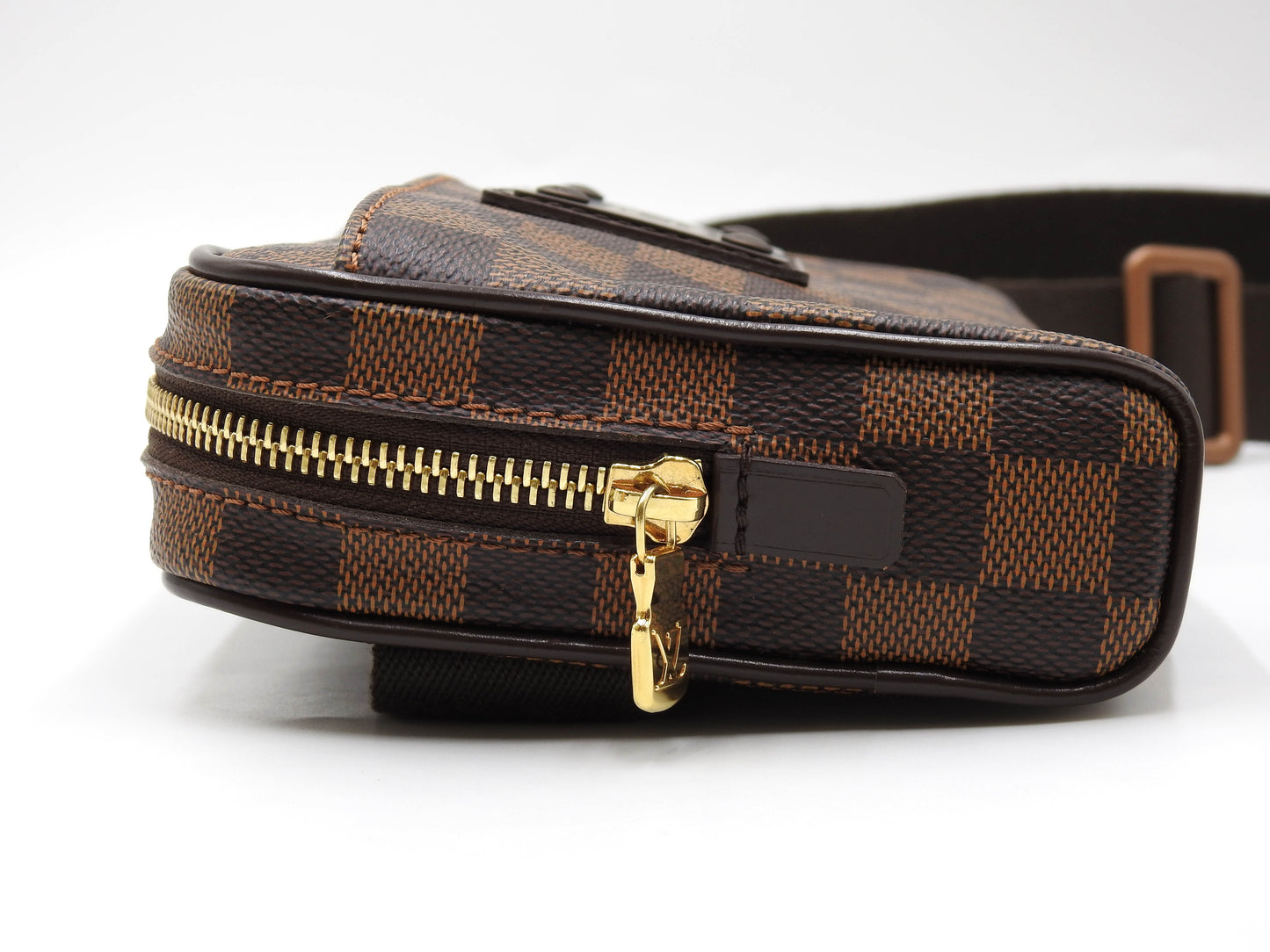 LOUIS VUITTON Damier Ebene Bumbag Brooklyn Waist Body Belt Bag N41101