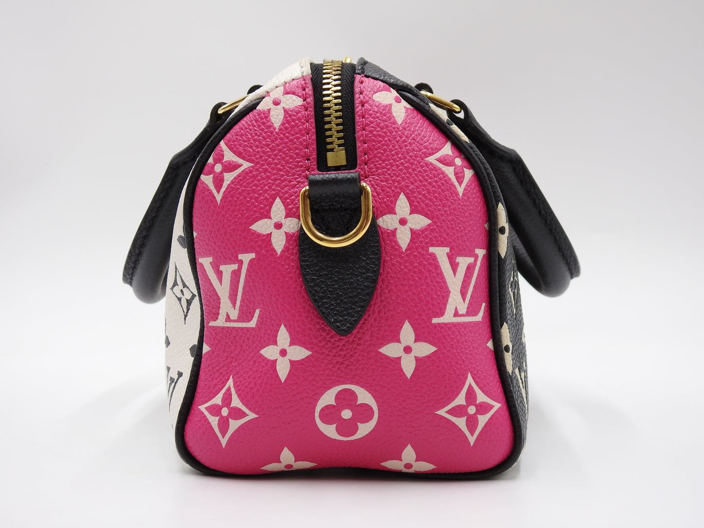 LOUIS VUITTON Monogram Empreinte Speedy 20 Bandouliere Hand Bag M46088