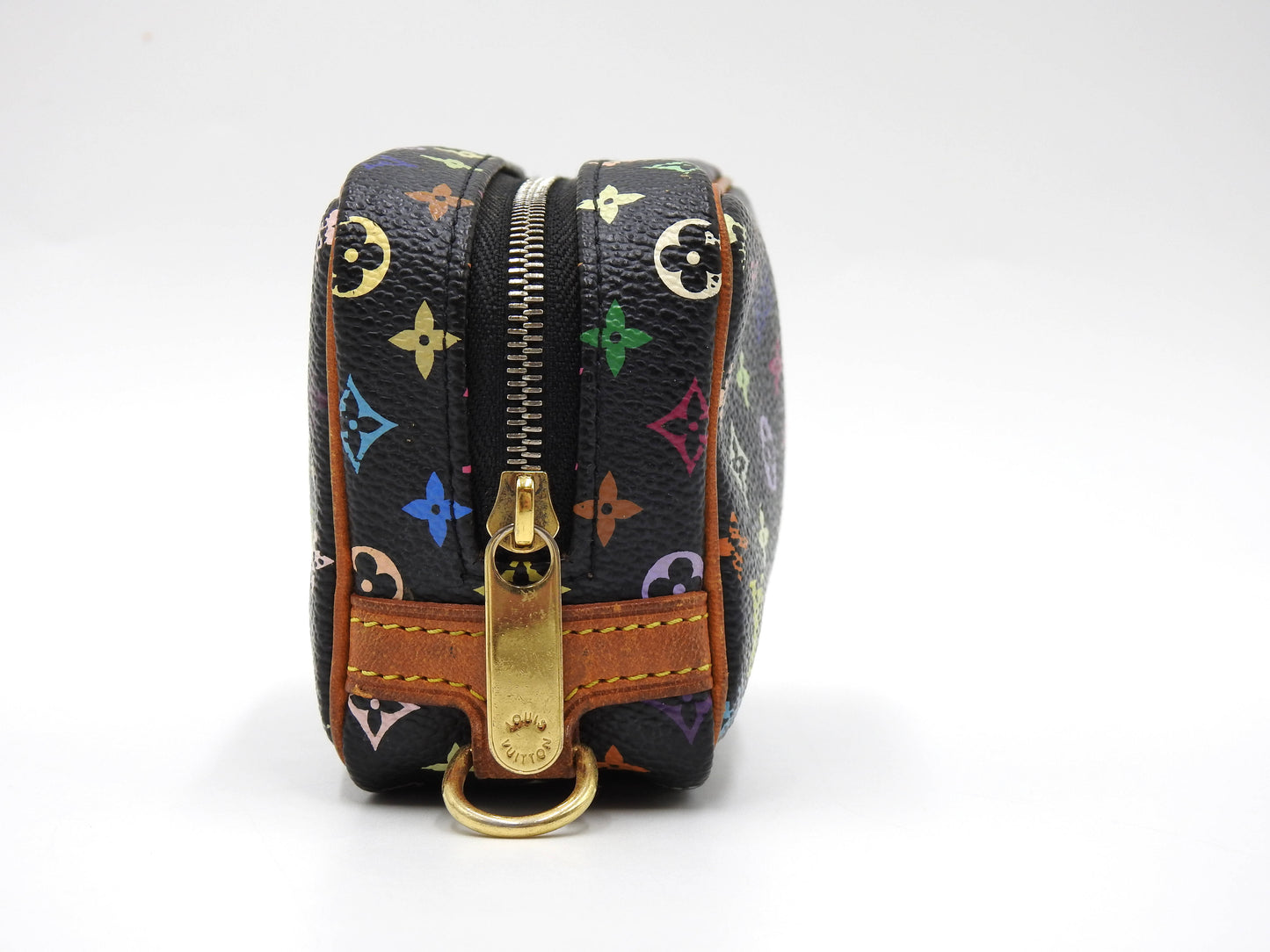 LOUIS VUITTON Monogram Multicolor Trousse Wapity Camera Case Black M58034