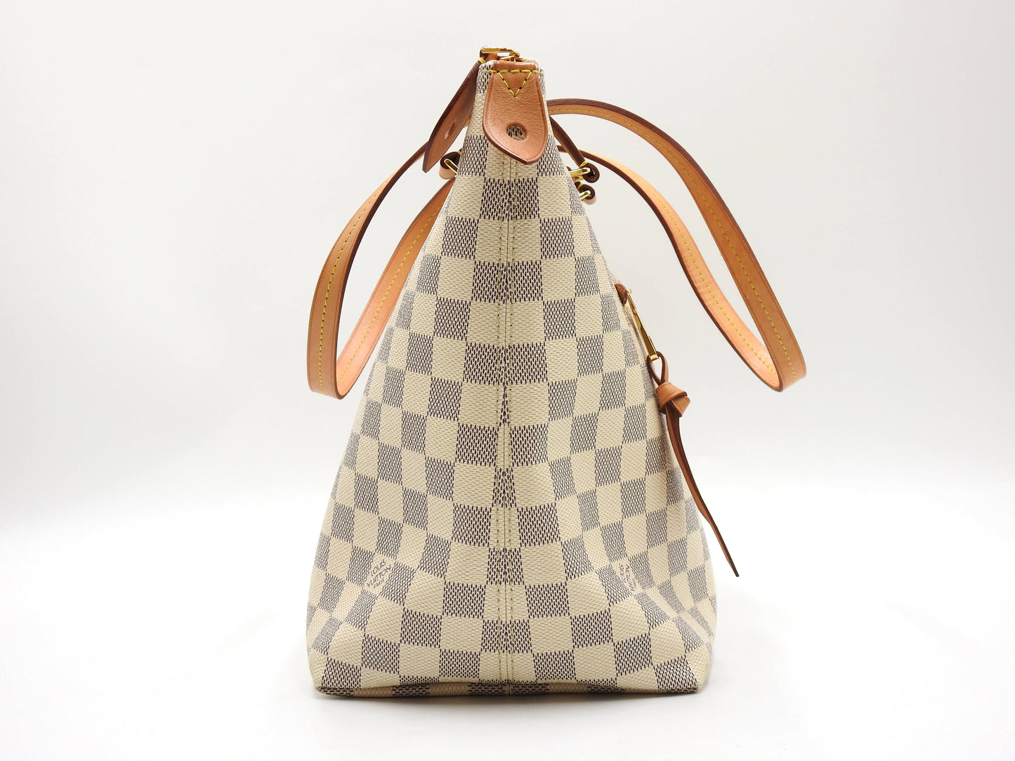 LOUIS VUITTON Iena MM Damier Azur Tote Bag Shoulder Bag Canvas N44040