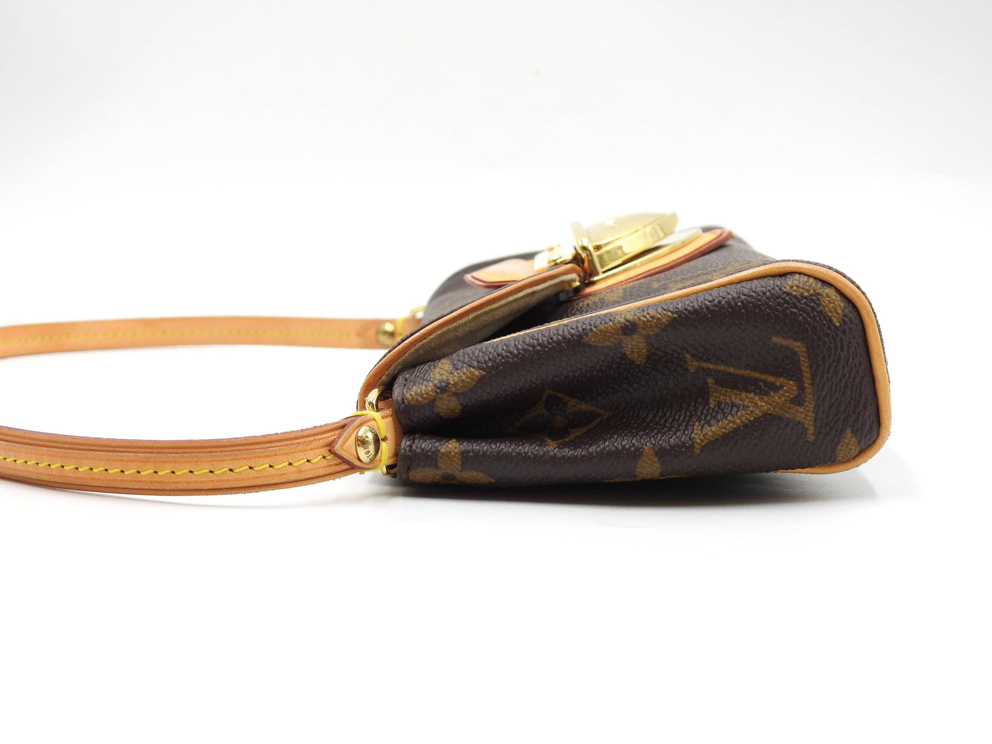 LOUIS VUITTON Pochette Beverly Shoulder Bag Monogram Canvas M40122