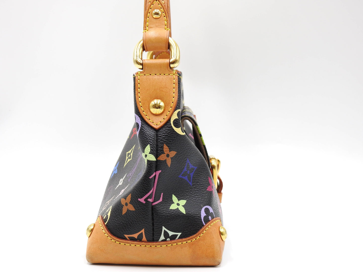 LOUIS VUITTON Eliza Hand Shoulder Bag Monogram Multicolor Black M40099