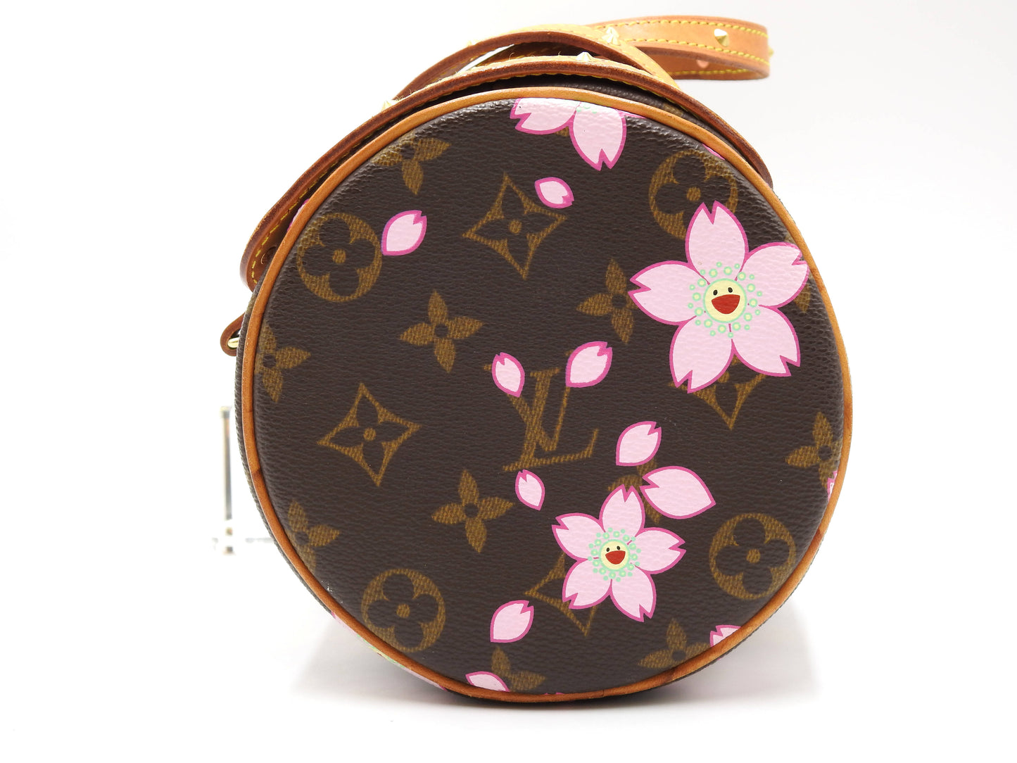 LOUIS VUITTON Papillon Shoulder Hand Bag Monogram Cherry Blossom M9209