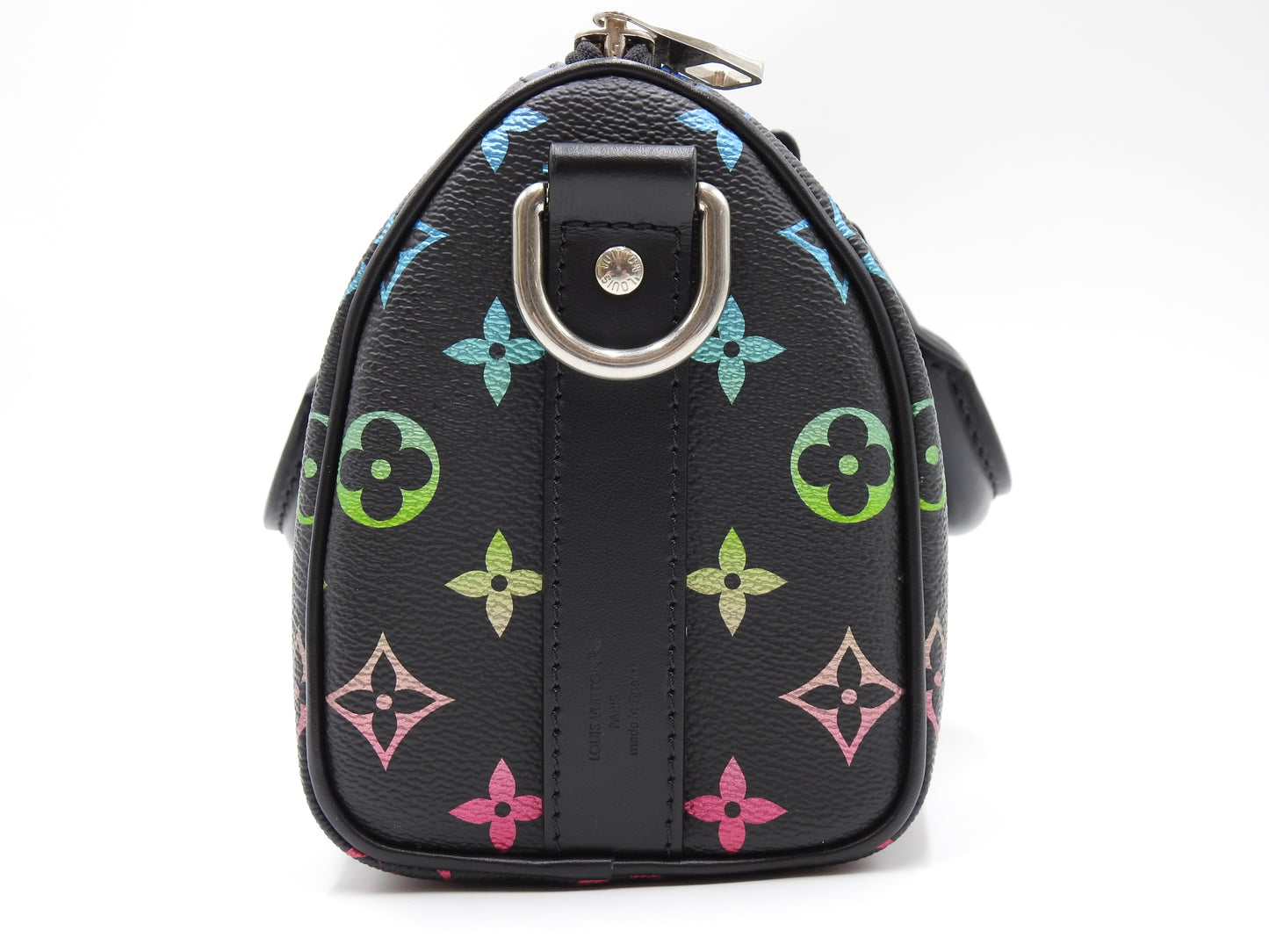 LOUIS VUITTON Monogram Iridescent Keepall Bandouliere 25 Hand Bag M13935