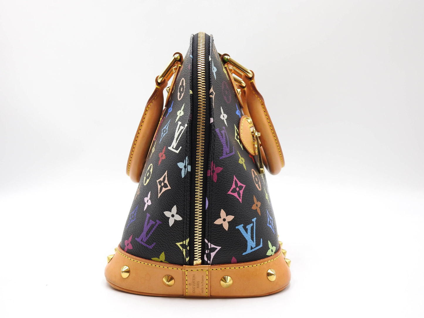 LOUIS VUITTON Alma PM Hand Bag Multicolor Noir Black M92646