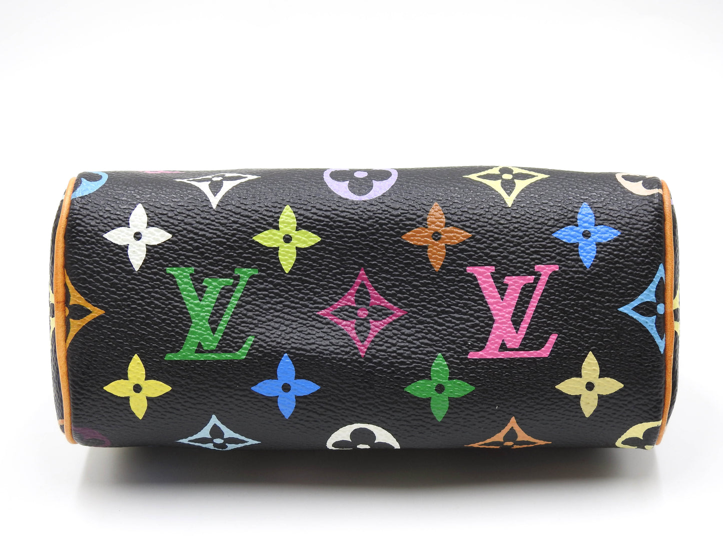 LOUIS VUITTON Monogram Mini Speedy Hand Bag Multicolor Noir Black M92644