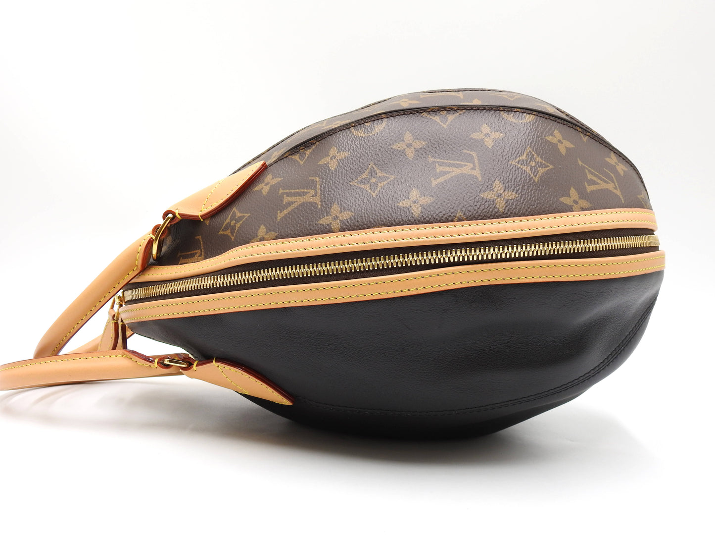 LOUIS VUITTON LV Suple Egg Bag 2way Shoulder Hand Bag Monogram Black M45269