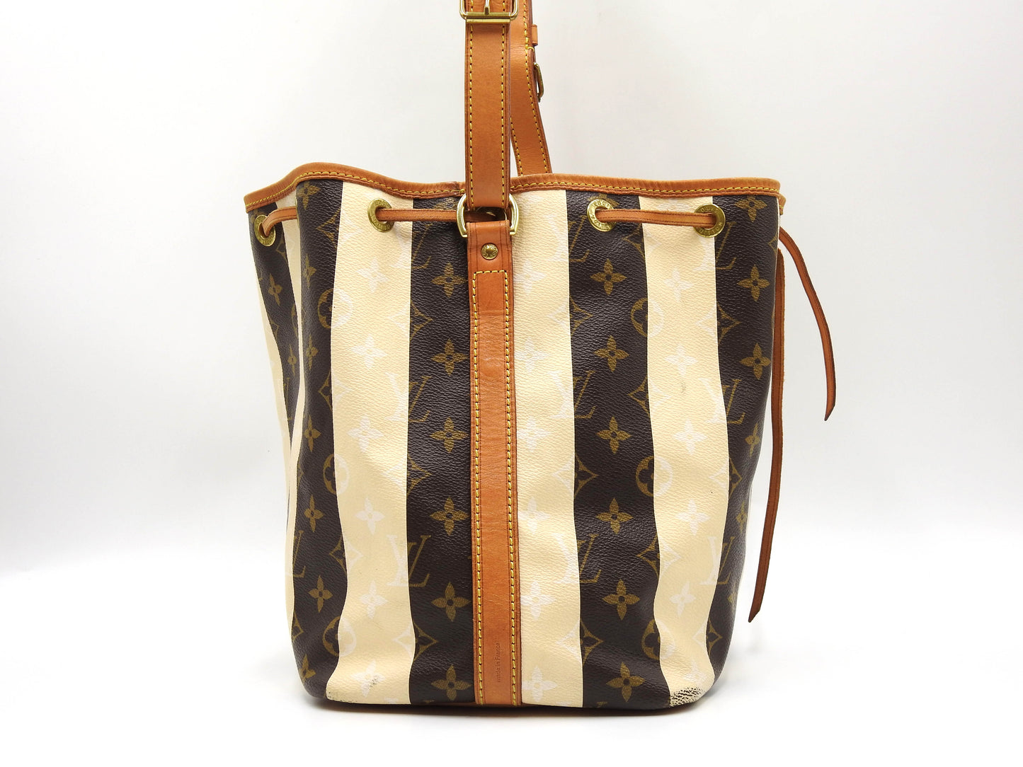 LOUIS VUITTON Petit Noe Monogram Rayure Shoulder Bag Hand Bag M40564
